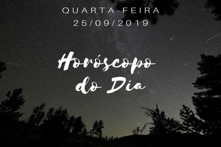 Horóscopo desta quarta-feira, 25 de setembro