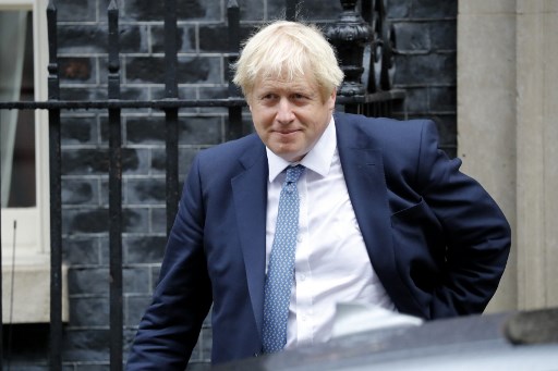 Primeiro-ministro, Boris Johnson.