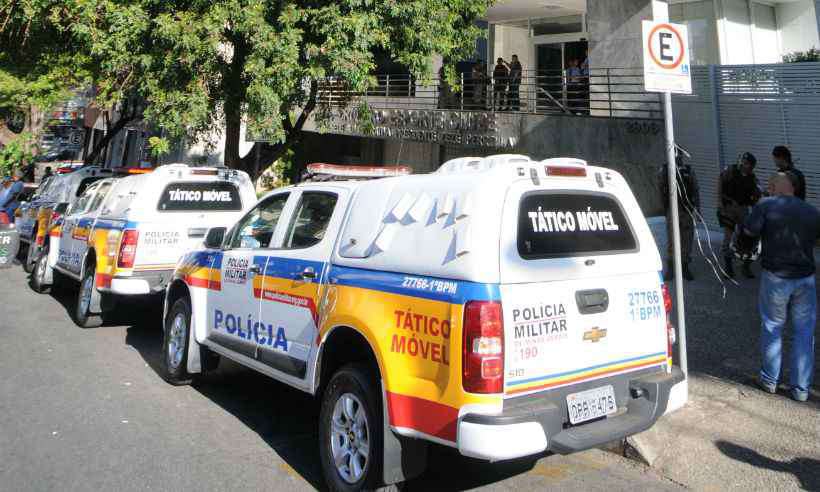 Viatura de polícia em Pedro Leopoldo, Minas Gerais