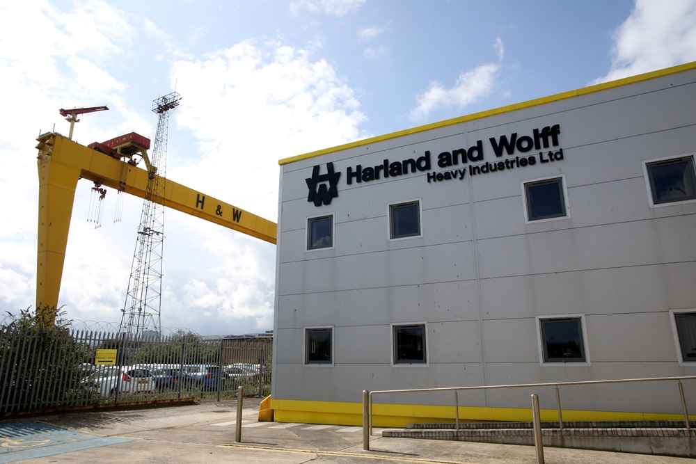 O estaleiro norte-irlandês Harland e Wolff