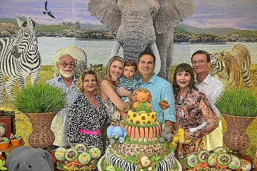 Fernando Sardinha e Germana Rodrigues, Patricia Sales, Felipe, Hugo Rodrigues, Mônica e João Cruz