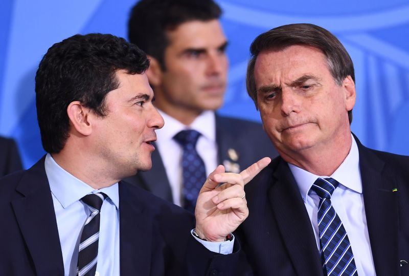 Sergio Moro e Bolsonaro