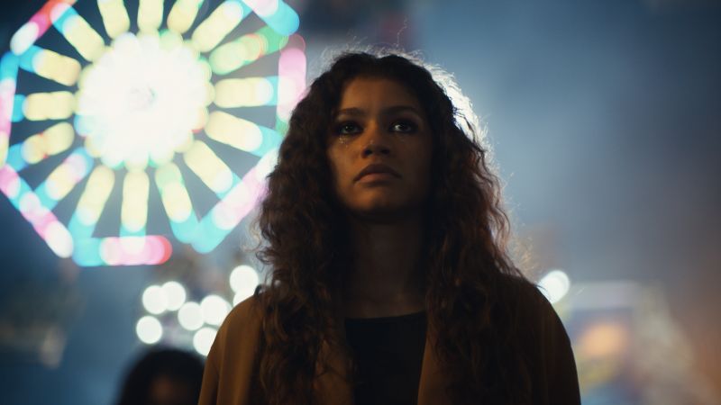 Na série, Zendaya interpreta Rue