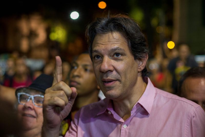 Ex-prefeito de São Paulo e ex-candidato do PT Fernando Haddad