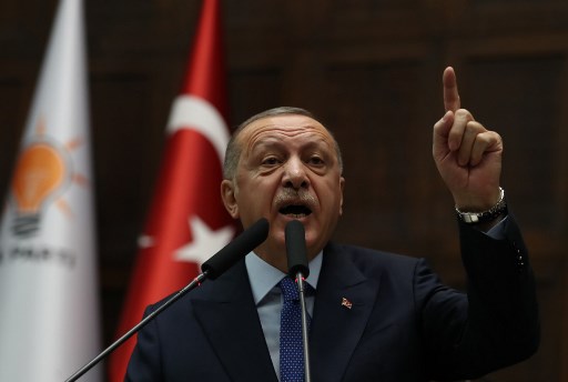 Presidente da Turquia, Recep Tayyip Erdogan.