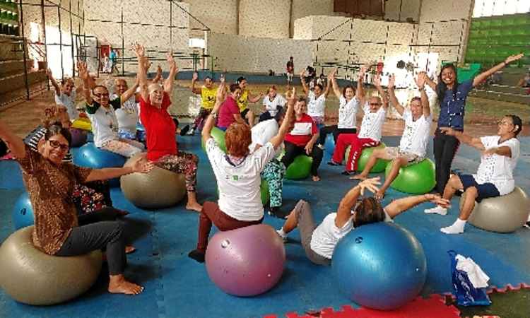 Pilates em Samambaia foi uma das atividades dedicadas aos maiores de 60 anos. Pessoas dessa faixa etária representam mais de 30% dos matriculados nos centros olímpicos