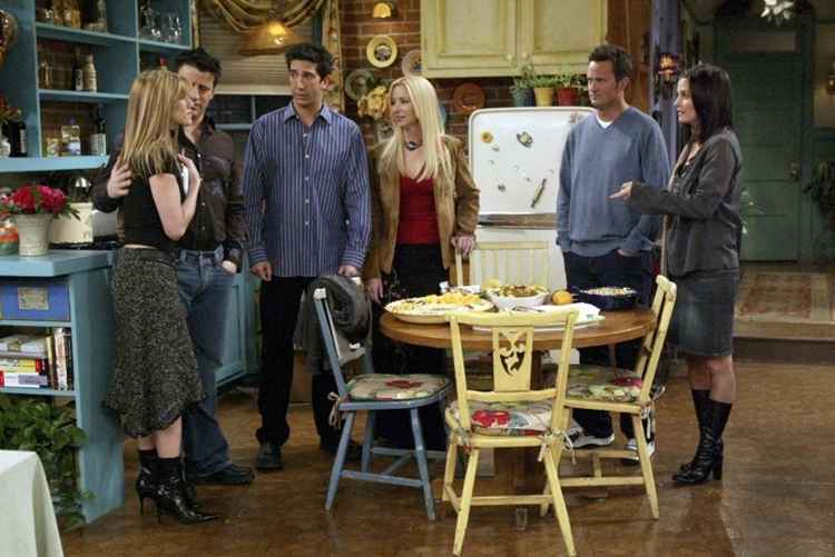 Cena da série Friends - (foto: USA. BURBANK - CA) Cena da série Friends - (foto: USA. BURBANK - CA)