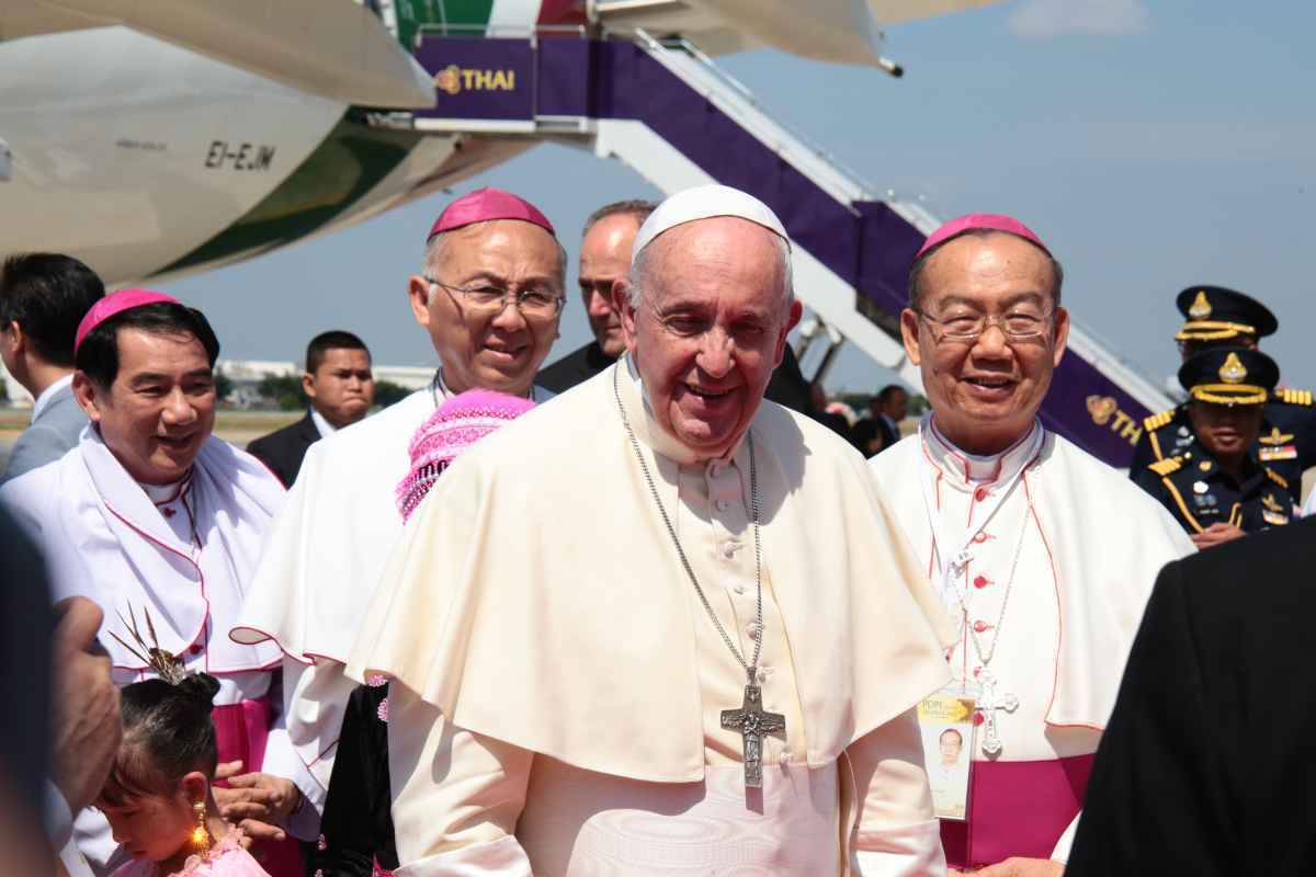 Papa Francisco na Tailândia - (foto: Handout / Thai Organizing Committee / AFP) Papa Francisco na Tailândia - (foto: Handout / Thai Organizing Committee / AFP)