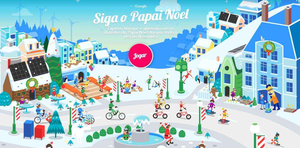 Acompanhe a chegada do Papai Noel a sua cidade através do aplicativo do  Google e divirta-se