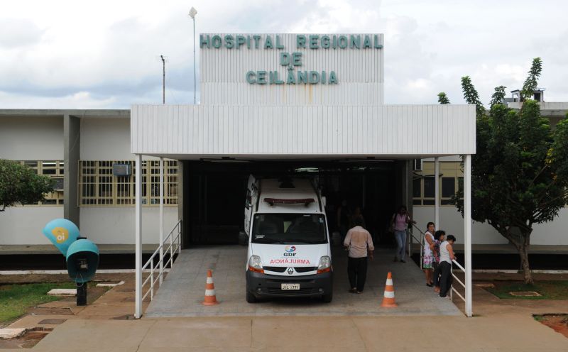 Criança foi encaminhada para o Hospital Regional de Ceilândia