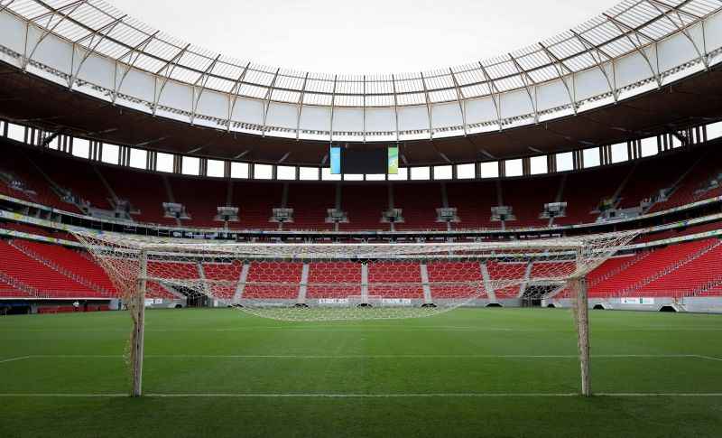 Interior do estádio Mané Garrincha