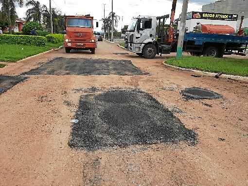 Equipes fecharam ontem buraco de 1m de profundidade na RodoviÃ¡ria