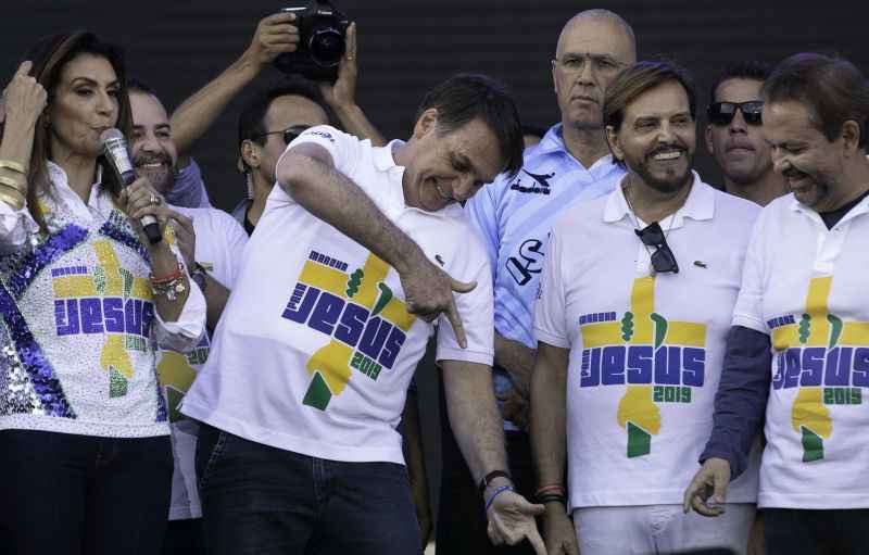 Bolsonaro participou da 27.Âª ediÃ§Ã£o da Marcha para Jesus, tornando-se o primeiro presidente a comparecer ao evento