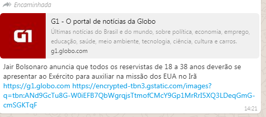 DesinformaÃ§Ã£o assusta de inÃ­cio, mas, ao clicar no link da 'notÃ­cia', aparece a imagem do palhaÃ§o e deputado federal Tiririca