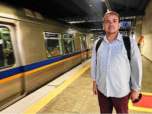 Ubirajara Tanan criticou a estrutura da estaÃ§Ã£o Estrada Parque