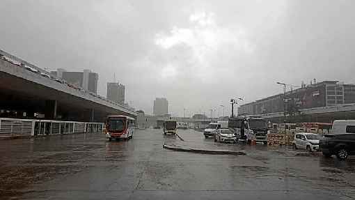 Tarde de ontem teve chuva forte, com ventos de atÃ© 60km/h. Houve registro de granizo em algumas regiÃµes