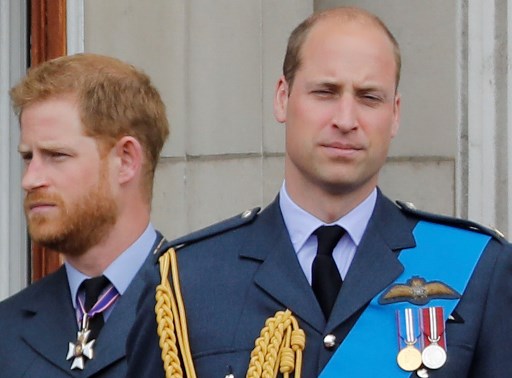 PrÃ­ncipe Harry, duque de Sussex, e o prÃ­ncipe William, duque de Cambridge.