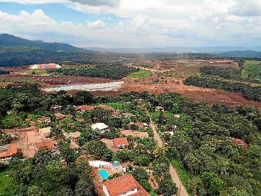 Brumadinho: rompimento da barragem despejou 10 milhÃµes de metros cÃºbicos de rejeito de minÃ©rio de ferro por um rastro de 310 quilÃ´metros