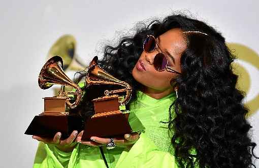 ApÃ³s ter ganhado dois prÃªmios na ediÃ§Ã£o passada, H.E.R Ã© uma das concorrentes aos principais Grammys de 2020