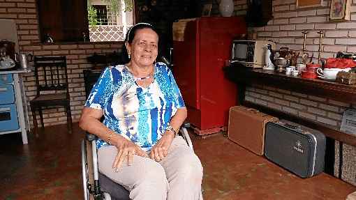 Sem familiares em BrasÃ­lia, Angelina Pereira, 67 anos, foi encaminhada para um abrigo institucional