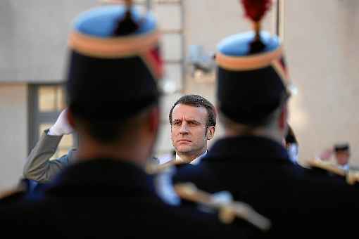 Emmanuel Macron, presidente da FranÃ§a: agenda de controle de armas