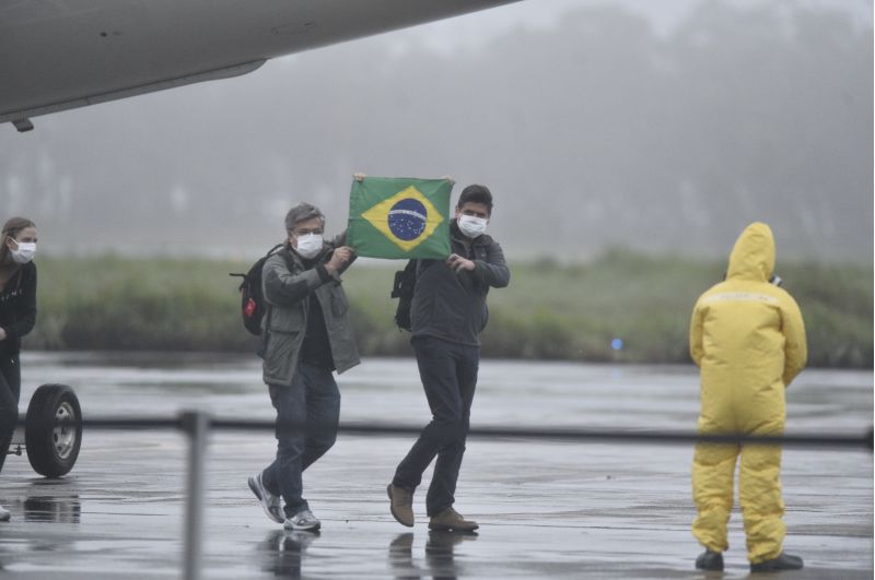 Chegada dos Brasileiros na Base AÃ©rea de AnÃ¡polis