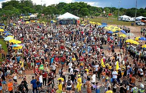 O Encosta que Cresce reuniu entre 40 mil e 50 mil pessoas no Parque da Cidade, de acordo com organizadores