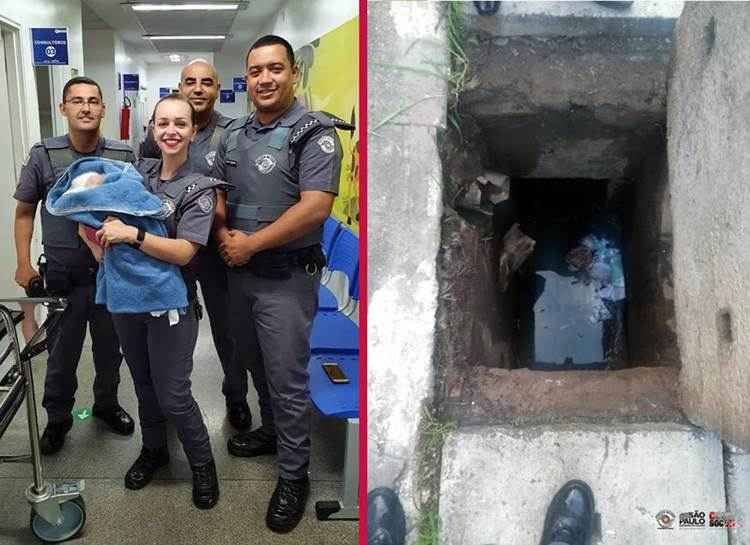 A crianÃ§a estÃ¡ bem e foi levada para o Hospital Vila Nova Cachoeirinha