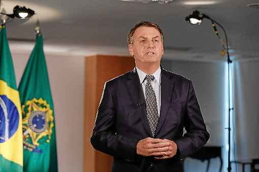 No pronunciamento, presidente exortou uniÃ£o e garantiu que governo nÃ£o poupa esforÃ§os contra disseminaÃ§Ã£o