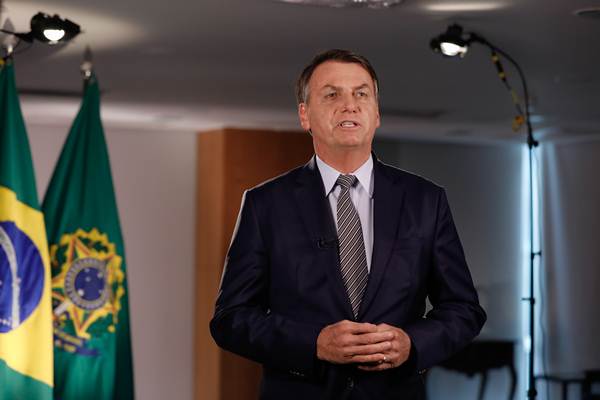 Bolsonaro postou um trecho do encontro nas redes sociais