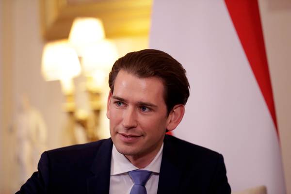 Ministro das RelaÃ§Ãµes Exteriores Sebastian Kurz