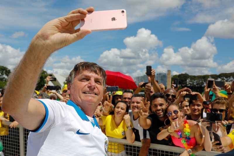 Bolsonaro nas manifestaÃ§Ãµes