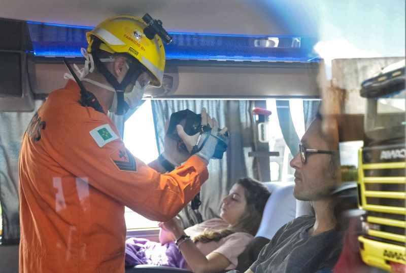 Bombeiros fazem blitze preventivas nas entradas do DF