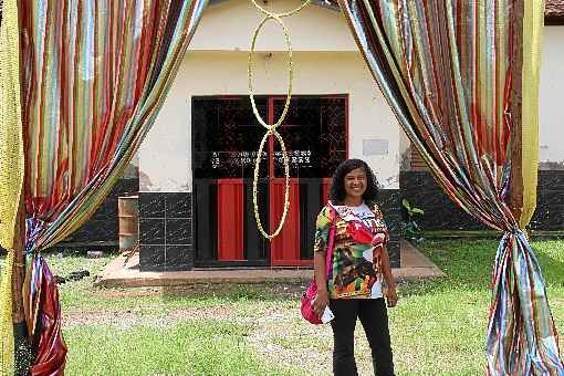 TamatatÃ­ua Freire, diretora artÃ­stica e coordenadora do Bumba Maria Meu Boi