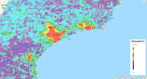 Imagens de satÃ©lite revelam diminuiÃ§Ã£o dos nÃ­veis de diÃ³xido de nitrogÃªnio em SÃ£o Paulo, Rio, BrasÃ­lia e outras capitais. Especialistas avaliam o impacto da mudanÃ§a na saÃºde das pessoas e propÃµem uma reflexÃ£o sobre modelos econÃ´micos e sistemas de transporte