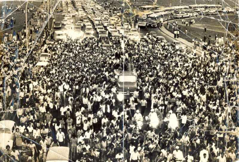 Carreata no funeral do ex-presidente da Republica Juscelino Kubitschek