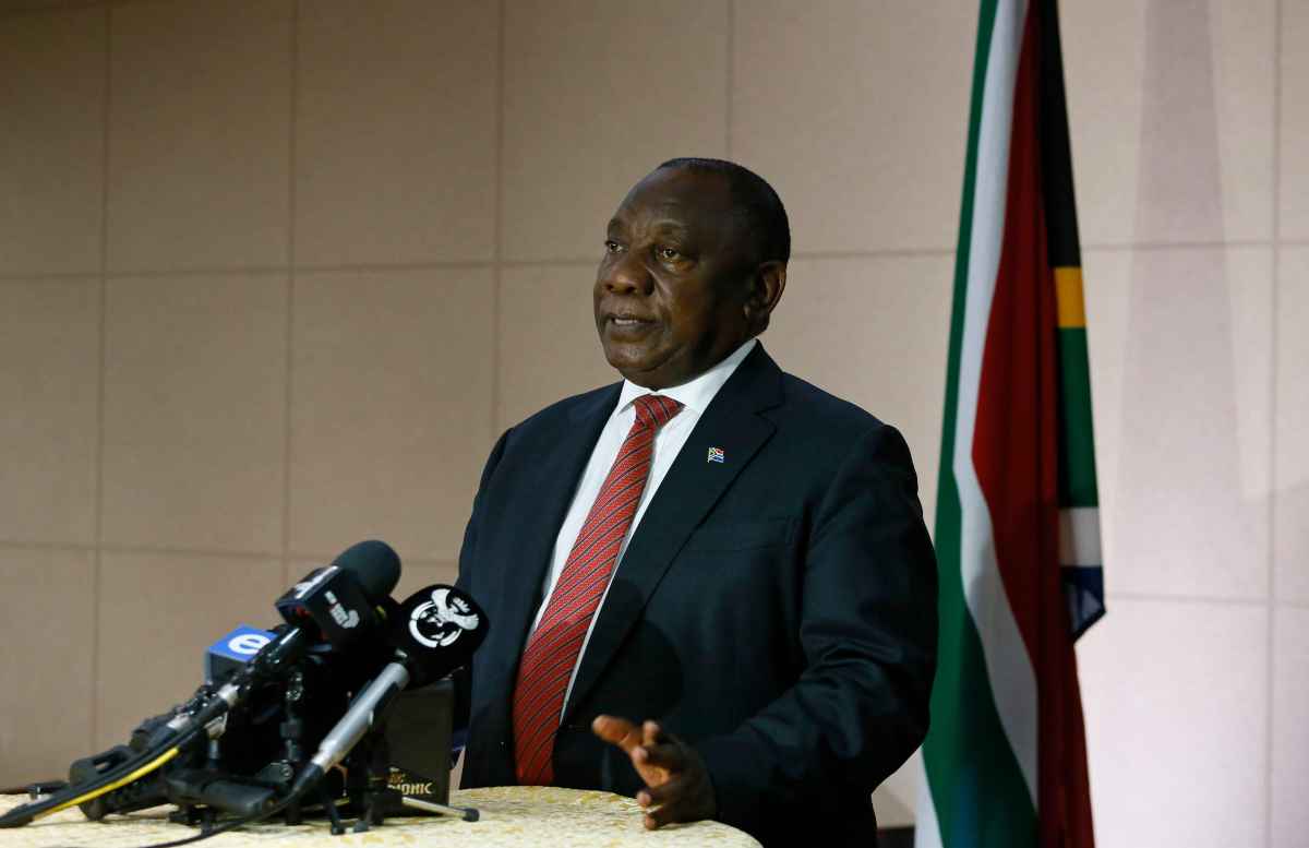 Presidente da Ãfrica do Sul, Cyril Ramaphosa