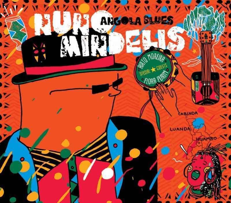 Capa do CD Angola blues, de Nuno Mindelis