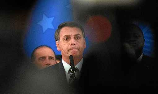 Bolsonaro adotou o tom grave desde o inÃ­cio. ComeÃ§ou dando a entender que fora traÃ­do
 e que Moro jamais teve um relacionamento claro com ele