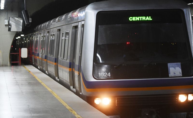 foto mostra trem do metrÃ´