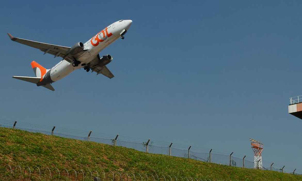 AviÃ£o da gol decolando