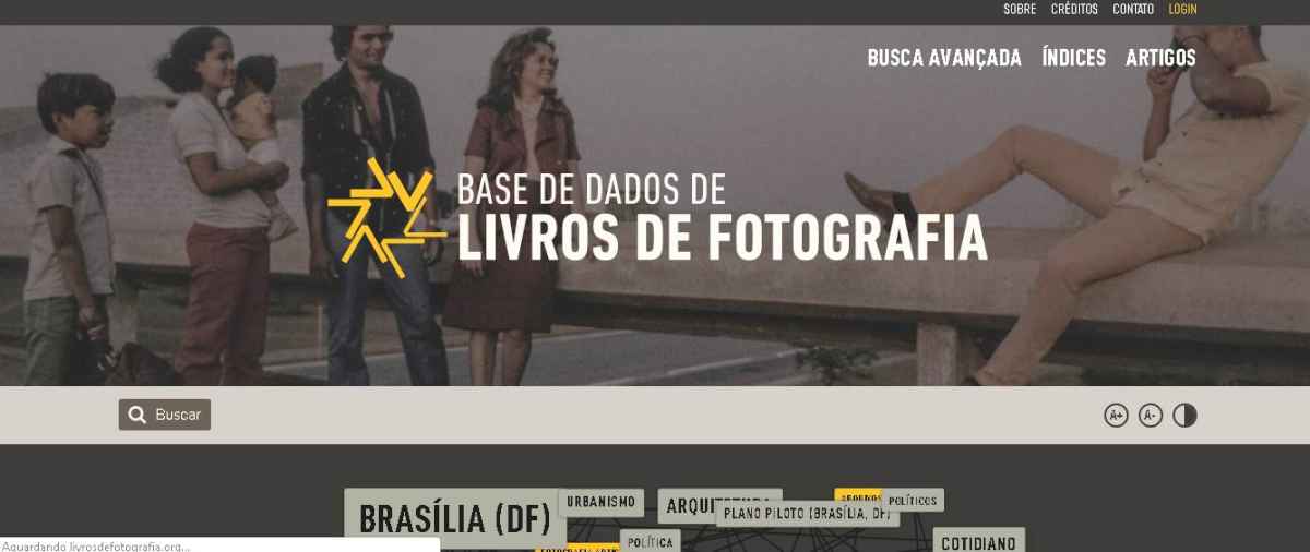 Esta Ã© a primeira fase do projeto Base de Dados de Livros de Fotografia, incentivada pelo FAC