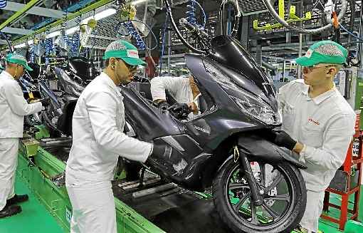 Montadora Moto Honda da AmazÃ´nia anunciou retomada da produÃ§Ã£o para 18 de maio