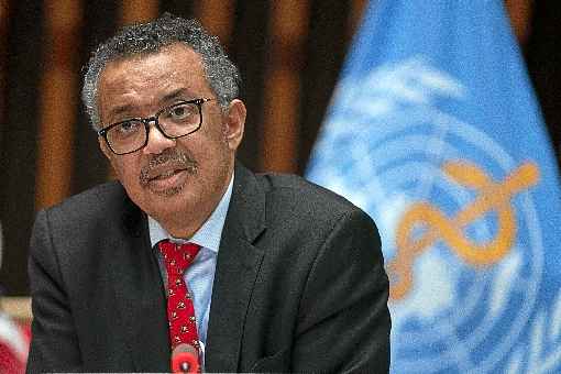 Tedros Adhanom Ghebreyesus, diretor-geral da OrganizaÃ§Ã£o Mundial da SaÃºde (OMS): 