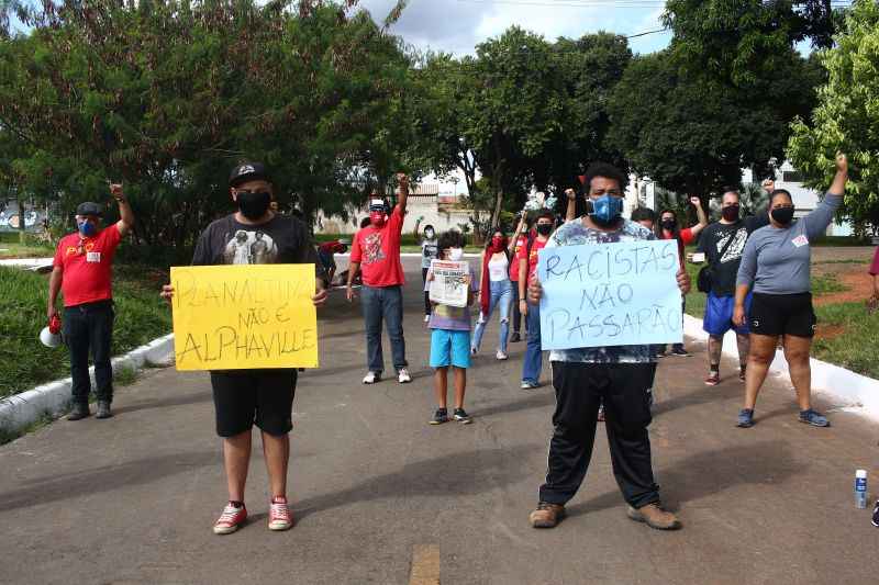 Protesto realizado, ontem, em Planaltina, ocorreu de forma pacÃ­fica