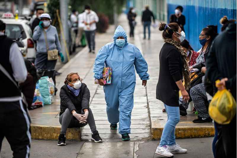 Peru registra recorde diário de mortos por coronavírus
