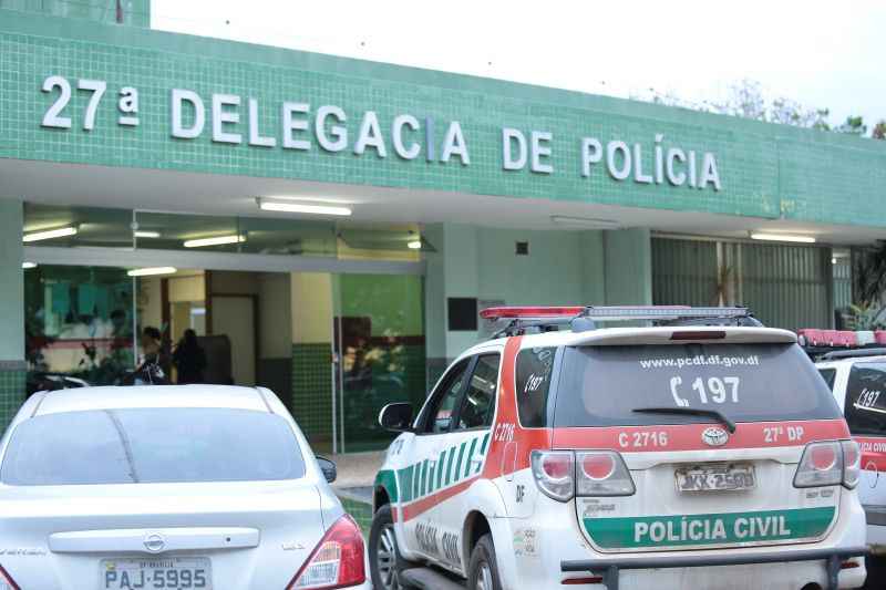 fachada da delegacia do recanto das emas