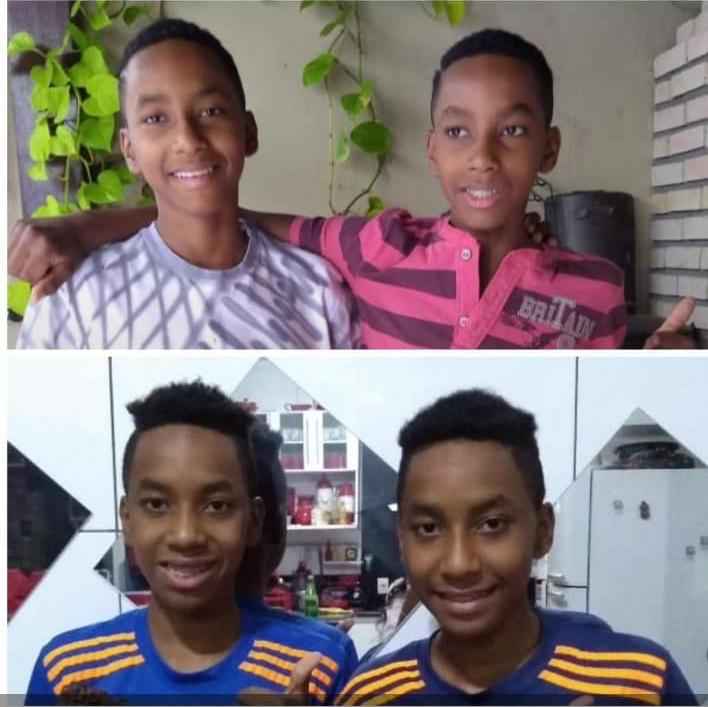 Os gÃªmeos, Gabriel e Rafael,13, foram encontrados na manhÃ£ desta quinta-feira (25/6)