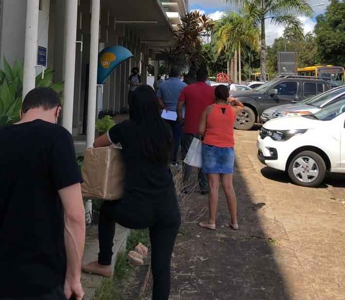 A fila se formou em agÃªncia dos Correios na 508 Norte, na W3