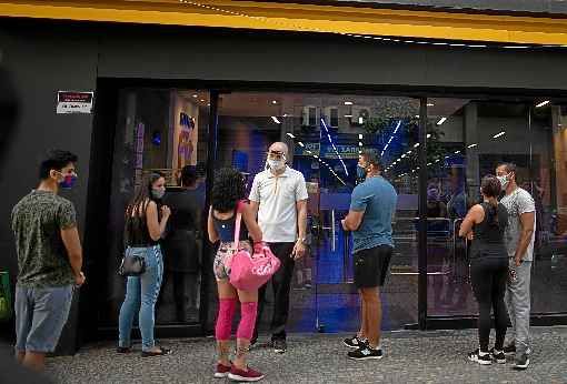 Fila em academia na Lapa, na cidade do Rio de Janeiro. Estado foi ultrapassado pelo CearÃ¡